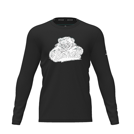 [CUS-DRIF-TEES-PER-CNK-LSL-BLK-YXS-LOGO1] Dri Fit Performance T-Shirt (Youth XS, Black, Logo 1, Long Sleeve)