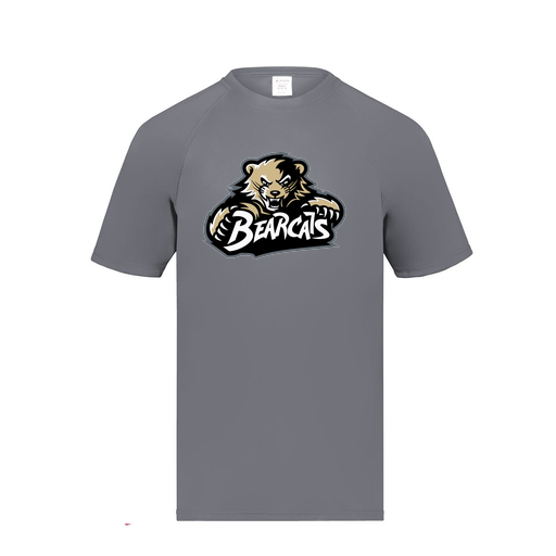 [2790.059.S-LOGO1] Men's Smooth Sport T-Shirt (Adult S, Gray, Logo 1)