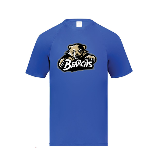 [2790.060.S-LOGO1] Men's Smooth Sport T-Shirt (Adult S, Royal, Logo 1)