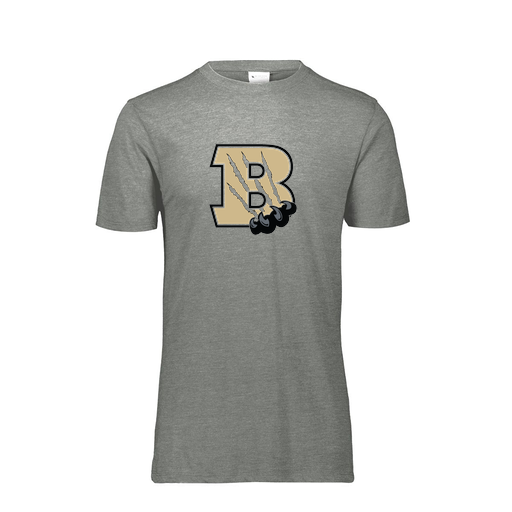 [FTSCUBGY-AS-LOGO2] Decker Men's Tri-Blend T-Shirt - Short Sleeve (Adult S, Gray, Logo 2)