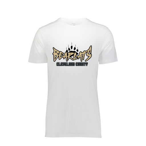 [FTSCUBWH-YS-LOGO3] Decker Youth Tri-Blend T-Shirt - Short Sleeve (Youth S, White, Logo 3)