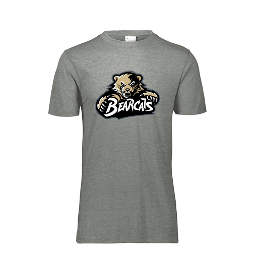 [FTSCUBGY-YS-LOGO1] Decker Youth Tri-Blend T-Shirt - Short Sleeve (Youth S, Gray, Logo 1)