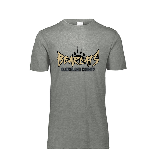 [FTSCUBGY-YS-LOGO3] Decker Youth Tri-Blend T-Shirt - Short Sleeve (Youth S, Gray, Logo 3)