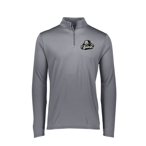 [FTLQFLGY-FAXS-LOGO1] Decker Women's Flex-Lite 1/4 Zip Shirt (Female Adult XS, Gray, Logo 1)