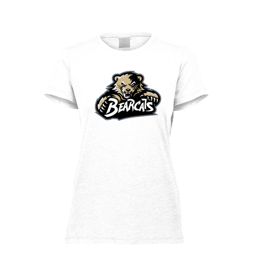 [FTSCUBWH-FAXS-LOGO1] Decker Women's Tri-Blend T-Shirt - Short Sleeve (Female Adult XS, White, Logo 1)