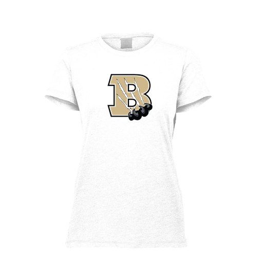 [FTSCUBWH-FAXS-LOGO2] Decker Women's Tri-Blend T-Shirt - Short Sleeve (Female Adult XS, White, Logo 2)