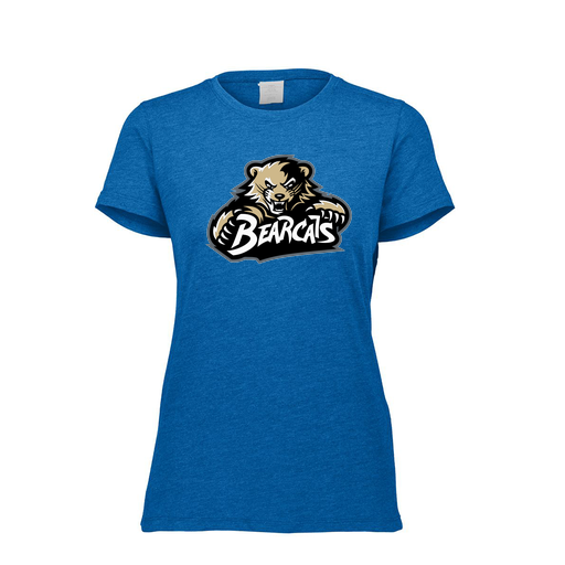 [FTSCUBRY-FAXS-LOGO1] Decker Women's Tri-Blend T-Shirt - Short Sleeve (Female Adult XS, Royal, Logo 1)
