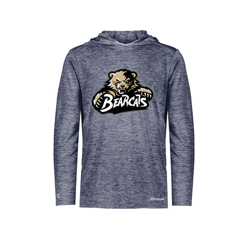 [FOLHCGNV-AS-LOGO1] Decker Men's Charge Hoodie (Adult S, Navy, Logo 1)