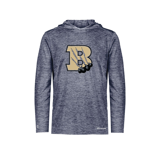 [FOLHCGNV-AS-LOGO2] Decker Men's Charge Hoodie (Adult S, Navy, Logo 2)