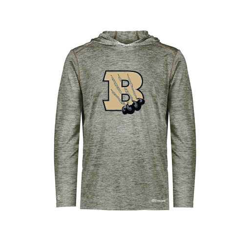 [FOLHCGGY-AS-LOGO2] Decker Men's Charge Hoodie (Adult S, Gray, Logo 2)