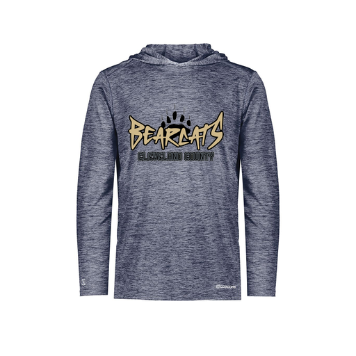 [FOLHCGNV-YS-LOGO3] Decker Youth Charge Hoodie (Youth S, Navy, Logo 3)