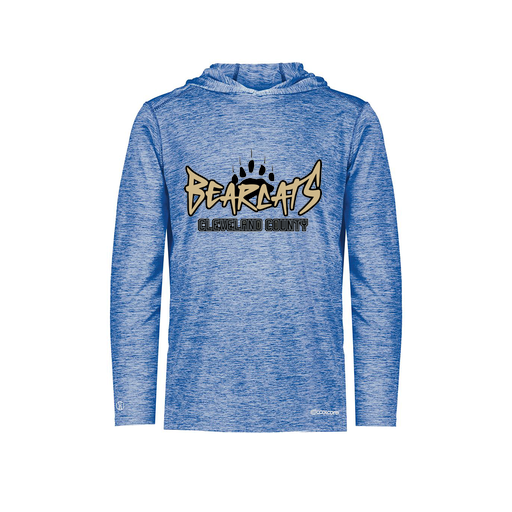 [FOLHCGRY-YS-LOGO3] Decker Youth Charge Hoodie (Youth S, Royal, Logo 3)