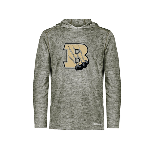 [FOLHCGGY-YS-LOGO2] Decker Youth Charge Hoodie (Youth S, Gray, Logo 2)