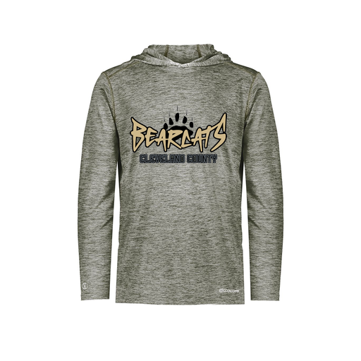 [FOLHCGGY-YS-LOGO3] Decker Youth Charge Hoodie (Youth S, Gray, Logo 3)