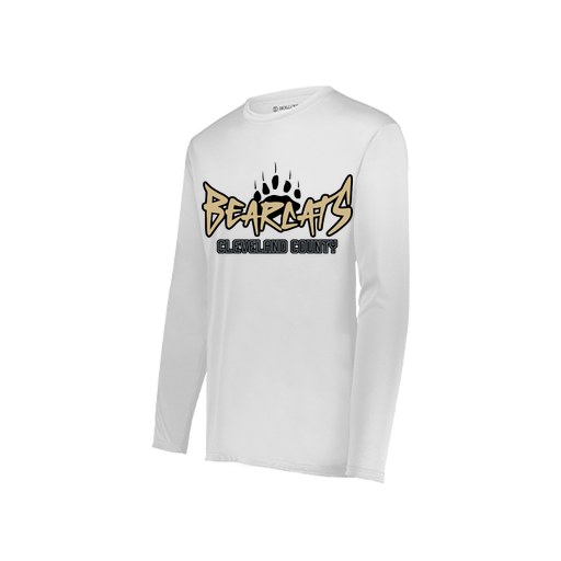[222822.005.XS-LOGO3] Men's LS Smooth Sport Shirt (Adult XS, White, Logo 3)