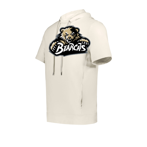[222605-WHT-YS-LOGO1] YOUTH VENTURA SOFT KNIT SHORT SLEEVE HOODIE (Youth S, White, Logo 1)