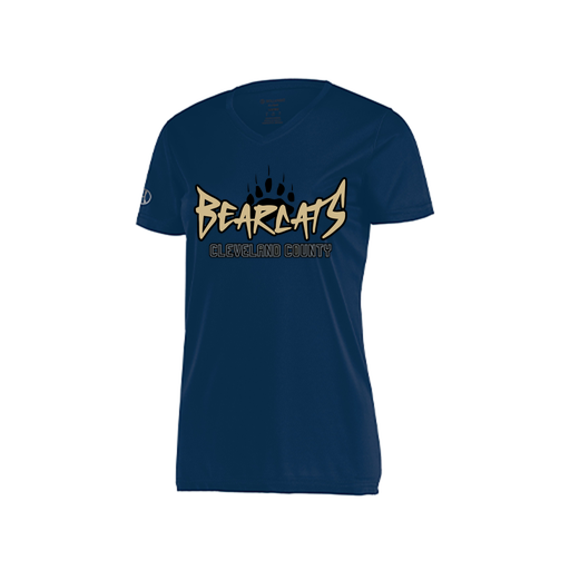 [222820.065.S-LOGO3] Ladies Movement Dri Fit Shirt (Female Adult S, Navy, Logo 3)
