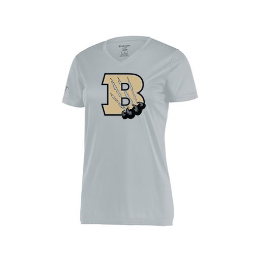 [222820.099.S-LOGO2] Ladies Movement Dri Fit Shirt (Female Adult S, Silver, Logo 2)