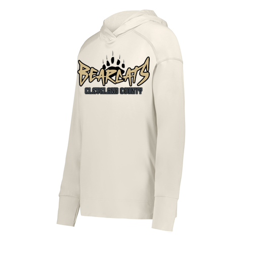 [222798-WHT-FAXS-LOGO3] Ladies Ventura Thin Knit Hoodie (Female Adult XS, White, Logo 3)
